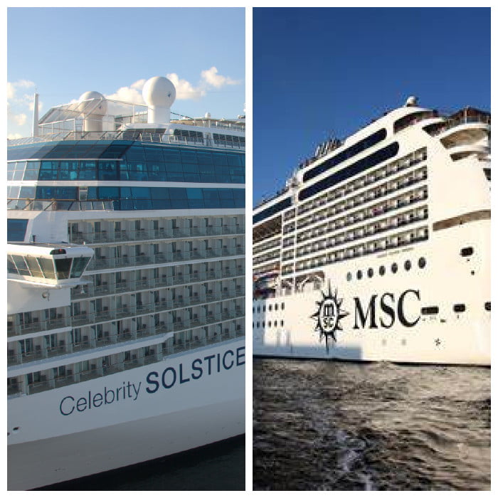 msc cruise vs celebrity